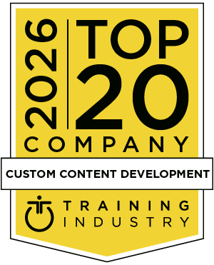 2026 Top 20 Custom Content Development badge